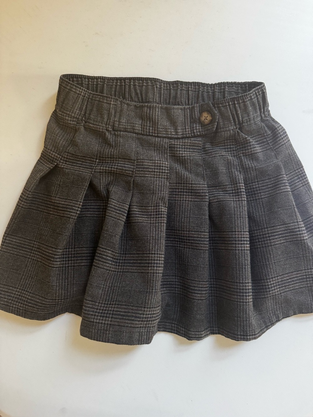 Old Navy Girls Sz 8 Pleated Plaid School Skirt